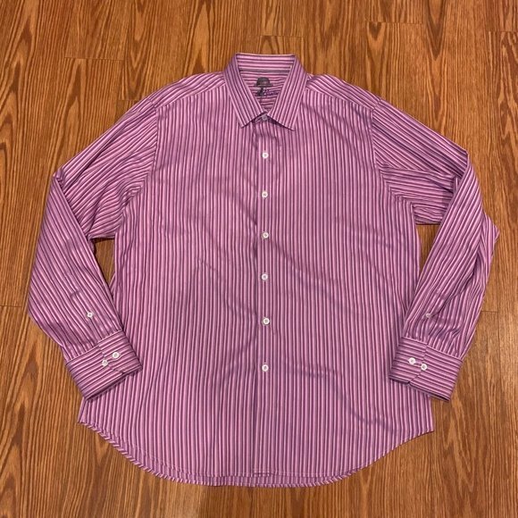 Men’s Robert Graham Striped Button Shirt size XL - Picture 2 of 6
